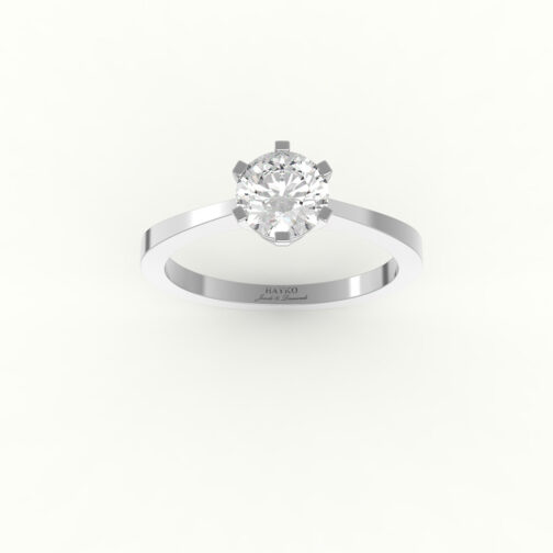 Bicolor solitaire ring Dublin - VRP2 21204 - Afbeelding 2