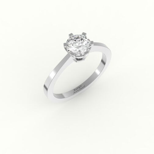 Bicolor solitaire ring Dublin - VRP2 21204 - Afbeelding 4